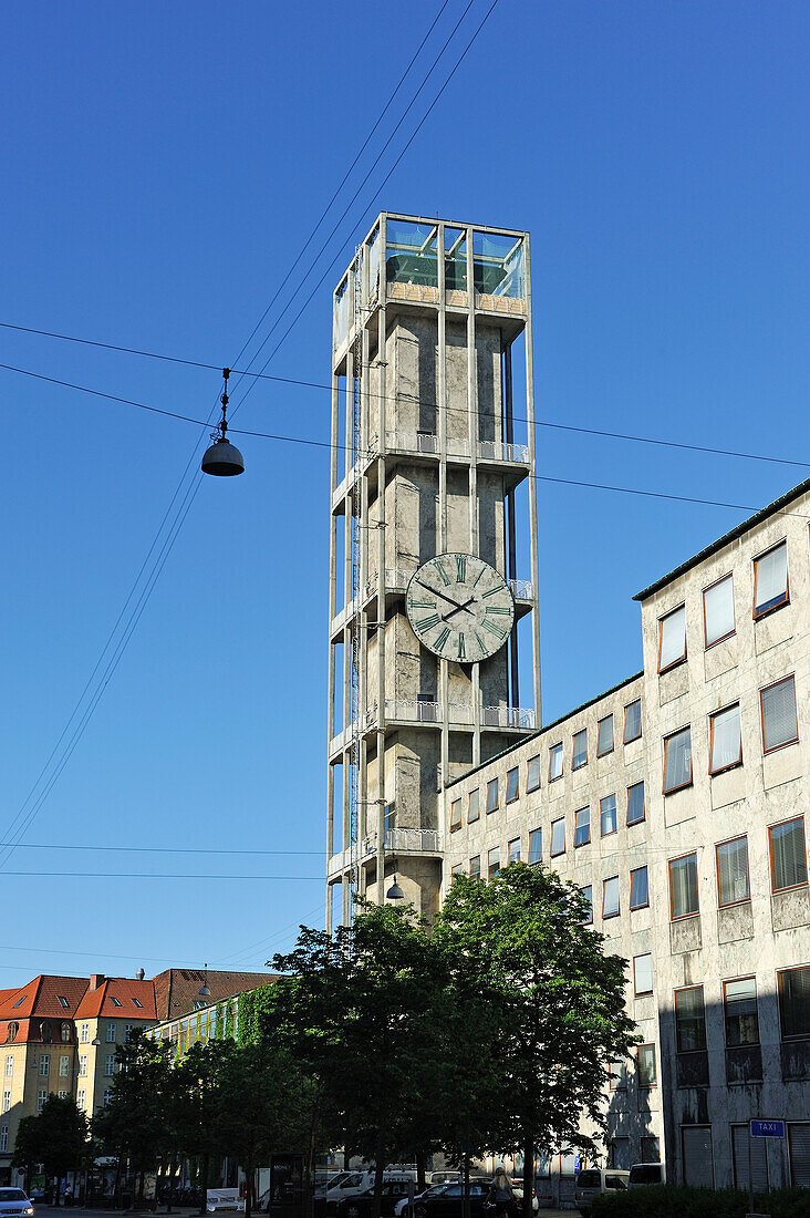 Rathaus mit Glockenturm, Aarhus, Halbinsel Jütland, Dänemark, Nordeuropa