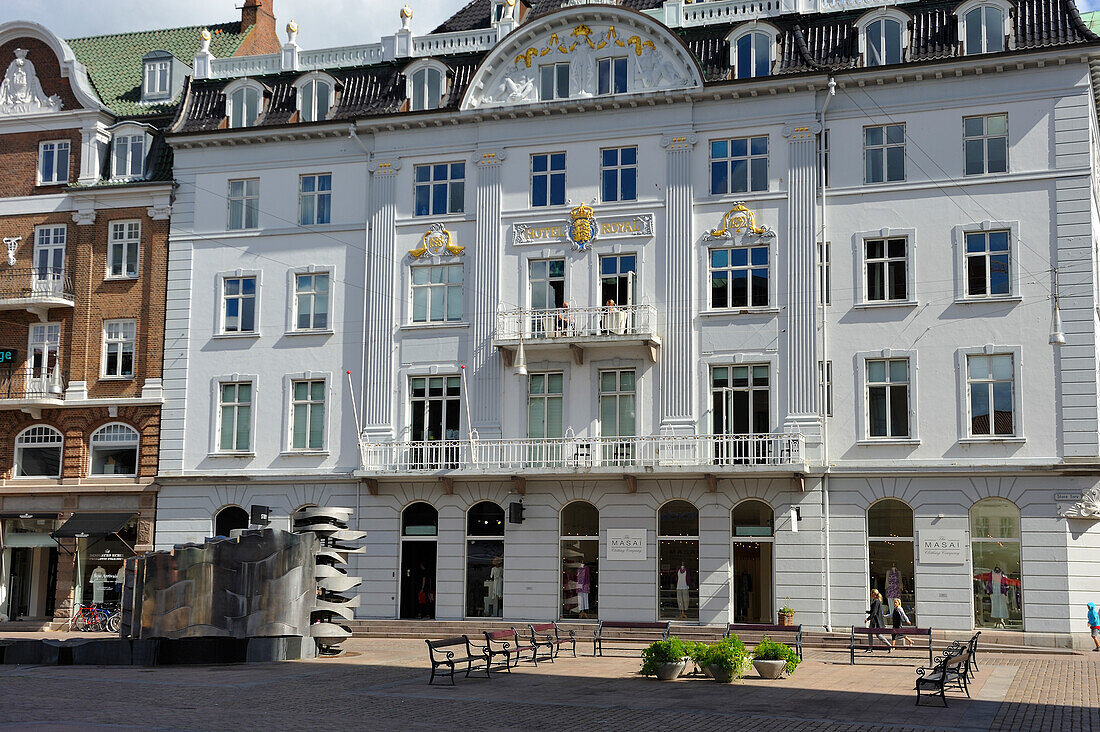 Hotel Royal, Store Torv Square, Aarhus, Halbinsel Jütland, Dänemark, Nordeuropa