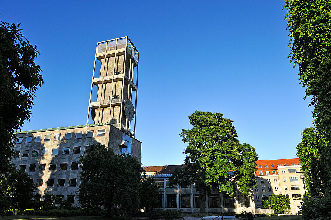 City Hall (1941, by architects Arne Jacobsen and Erik Moller), Aarhus, Jutland Peninsula, Denmark, Northern Europe