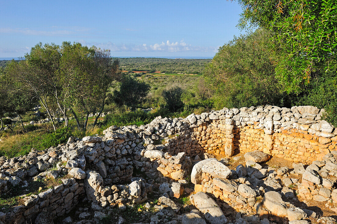 Torre d'en Galmes a Talayotic site on the island of Menorca, Balearic Islands, Spain, Europe