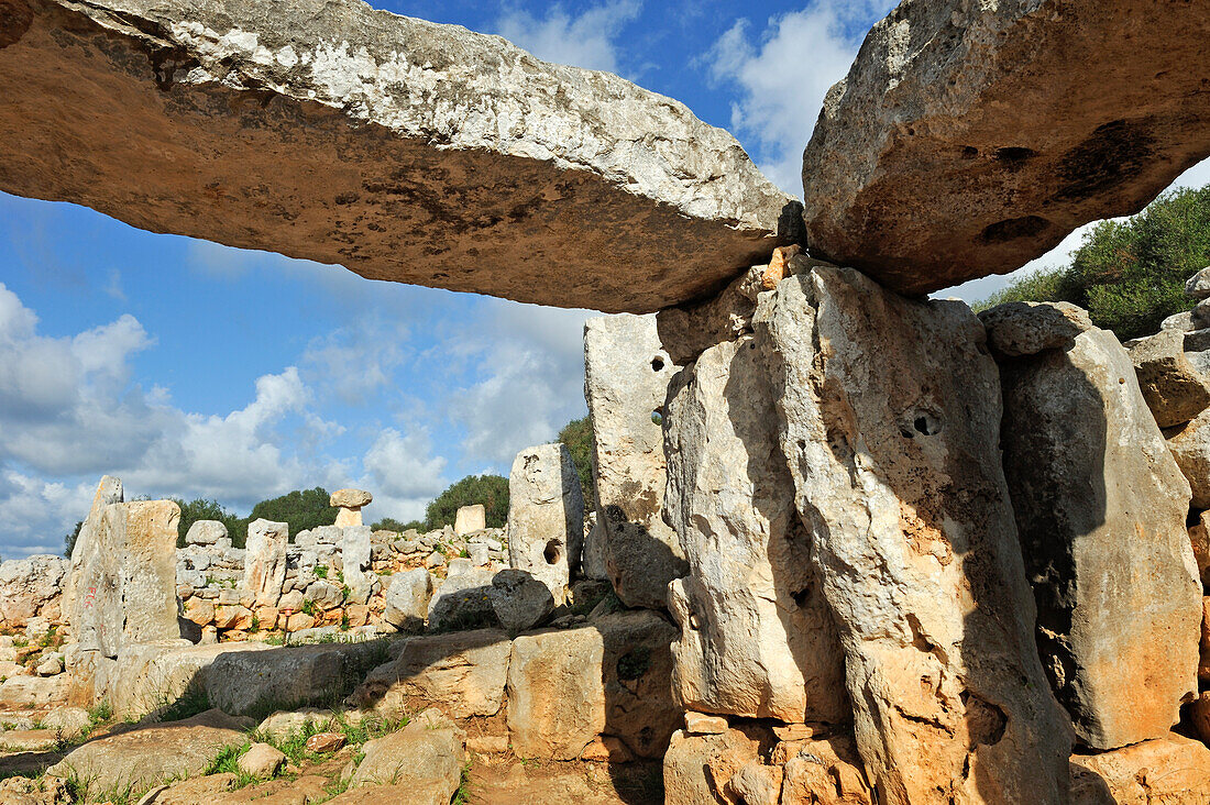 South section of Torre d'en Galmes a Talayotic site on the island of Menorca, Balearic Islands, Spain, Europe