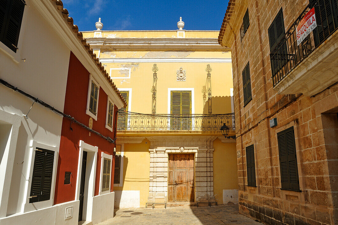 Palacio Squella, Ciutadella de Menorca, Menorca, Balearic Islands, Spain, Europe