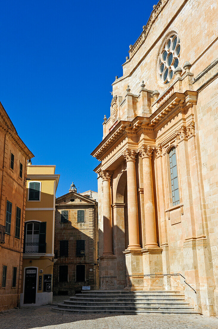 Cathedral Square, Ciutadella de Menorca, Menorca, Balearic Islands, Spain, Europe