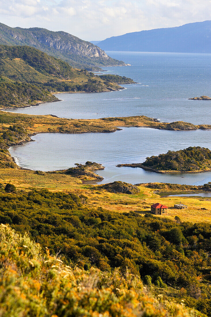 Wulaia Bay,Navarino island,Tierra del Fuego, Patagonia,Chile,South America