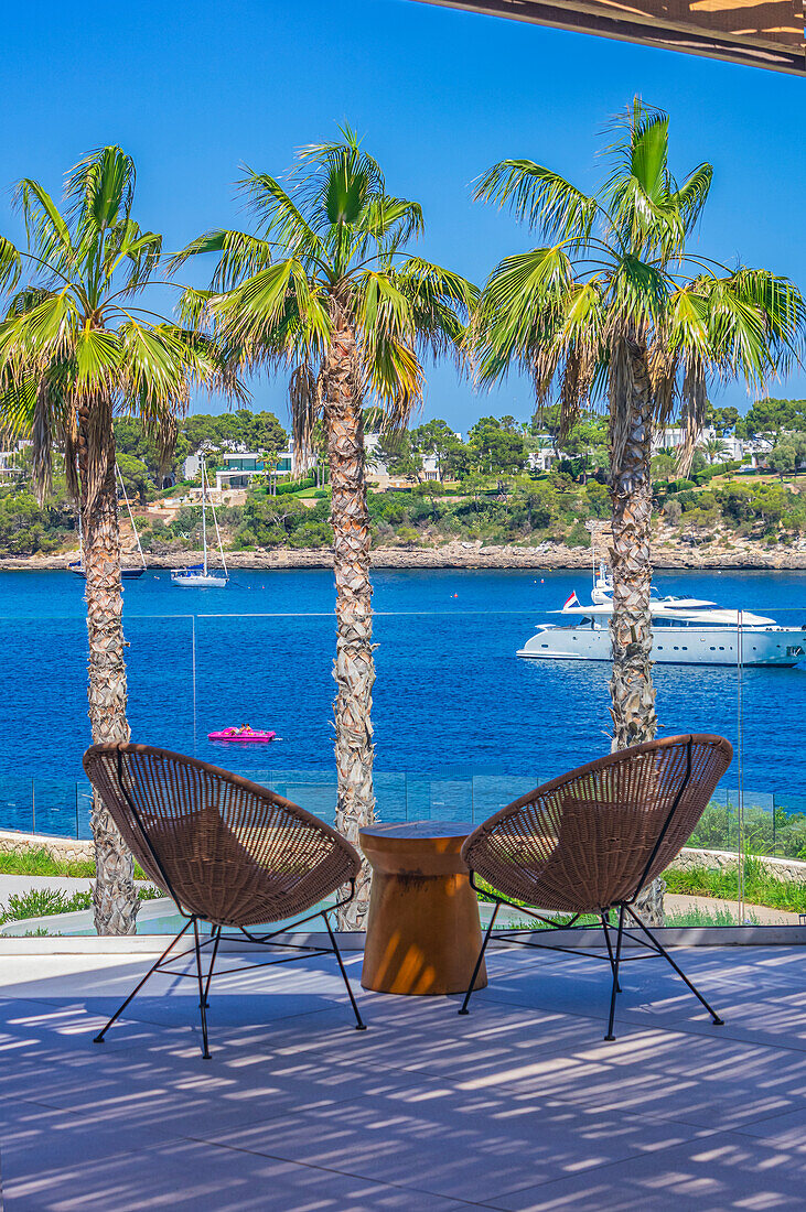  View from the terrace of the bay of Porto Pedro 