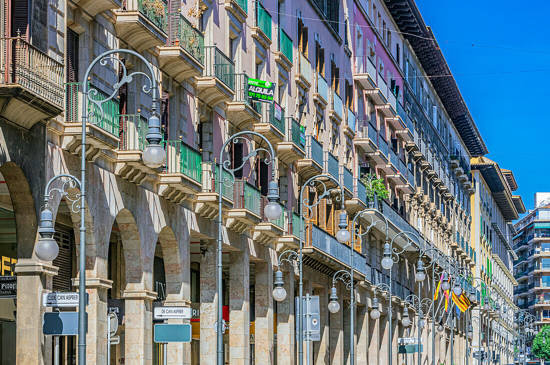 Stadtansicht von Palma Innenstadt, Mallorca, Balearen, Spanien, Mittelmeer, Europa