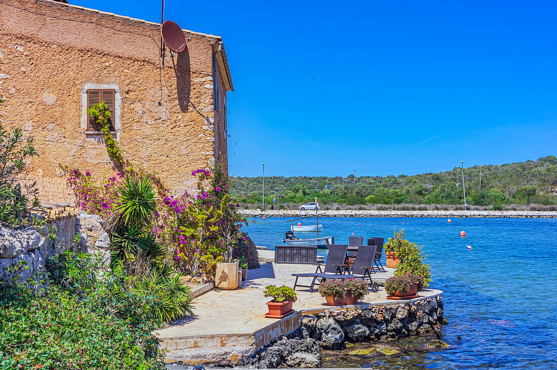 Ausblicke in die Bucht von Portopetro, Gemeindegebiet  Santanyí, Südostküste, Mallorca, Balearen, Spanien