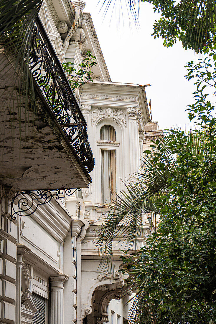 Architecture of old Batumi city in summer time