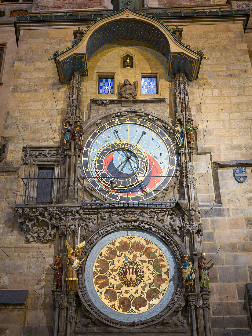  Astronomical Clock; Old Town Hall, Prague Old Town, Prague, Czech Republic, Europe 