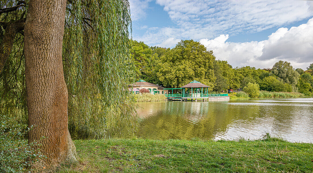 Park am Schloßteich, Chemnitz, Sachsen, Deutschland