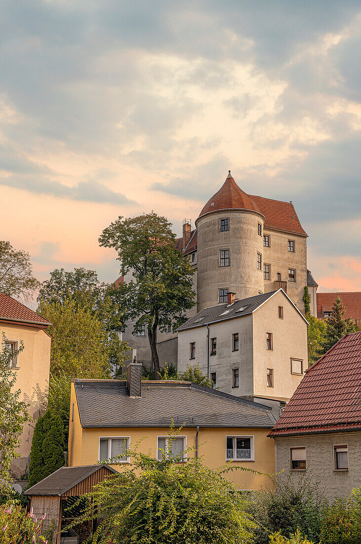 Burg Nossen, Landkreis Meissen, Erzgebirge, bei Dresden, Sachsen, Deutschland