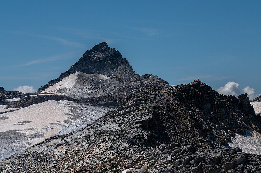  Granatspitze in the Hohe Tauern National Park with Stubach Glacier, Salzburg, Austria 