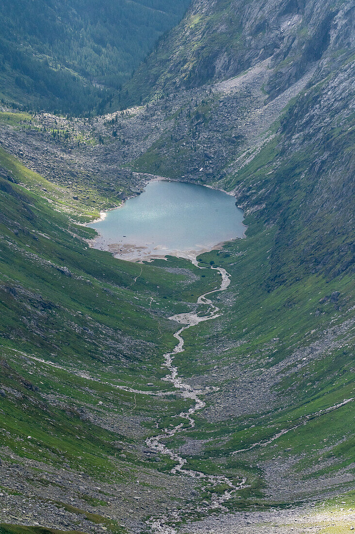 Obere Oed und Dorfer See, Kalser Tal, Osttirol, Nationalpark Hohe Tauern, Österreich