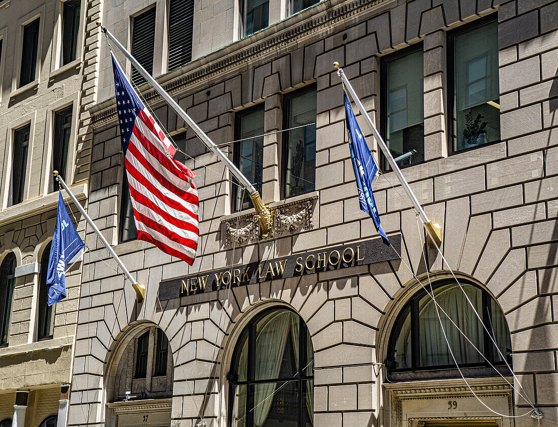  New York Law School, Gebäudeaußenseite, New York City, New York, USA 