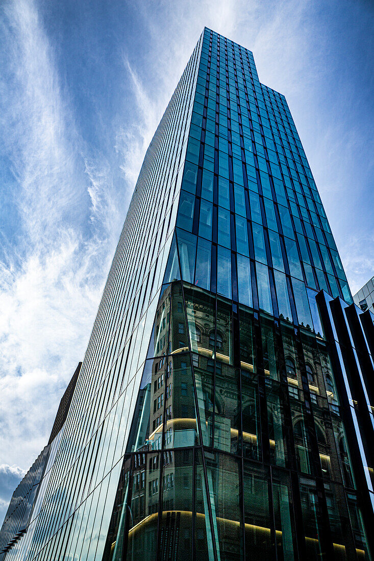 John A. Paulson Center, New York University, low angle view, Greenwich Village, New York City, New York, USA