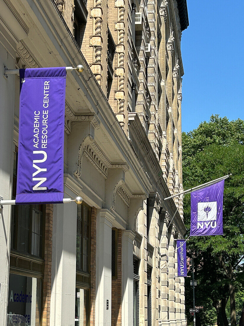 NYU Academic Resource Center, building exterior, New York University, Greenwich Village, New York City, New York, USA