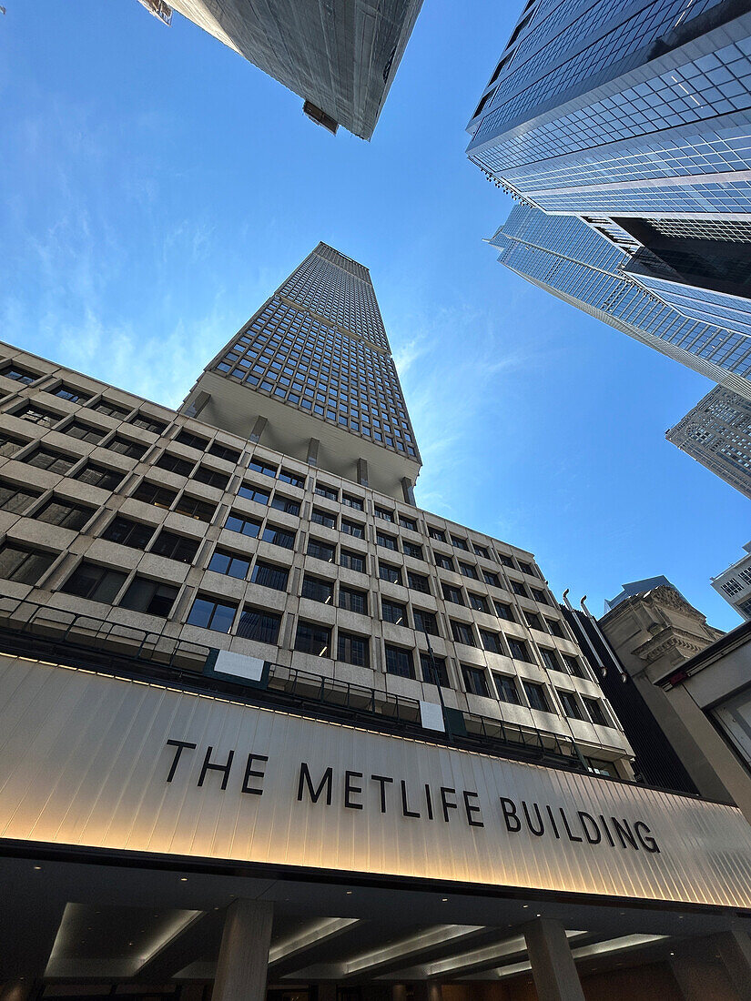  MetLife Building, Untersicht, New York City, New York, USA 