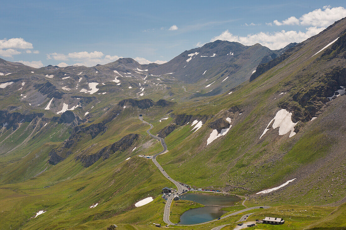  Grossglockner High Alpine Road, view of the high alpine road, Salzburg, Austria 