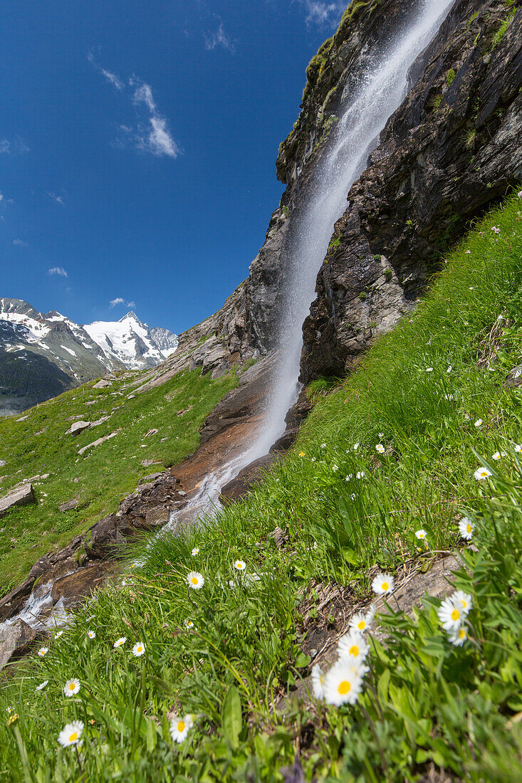  Waterfall at Michl-Bach, Hohe Tauern National Park, Carinthia, Austria 