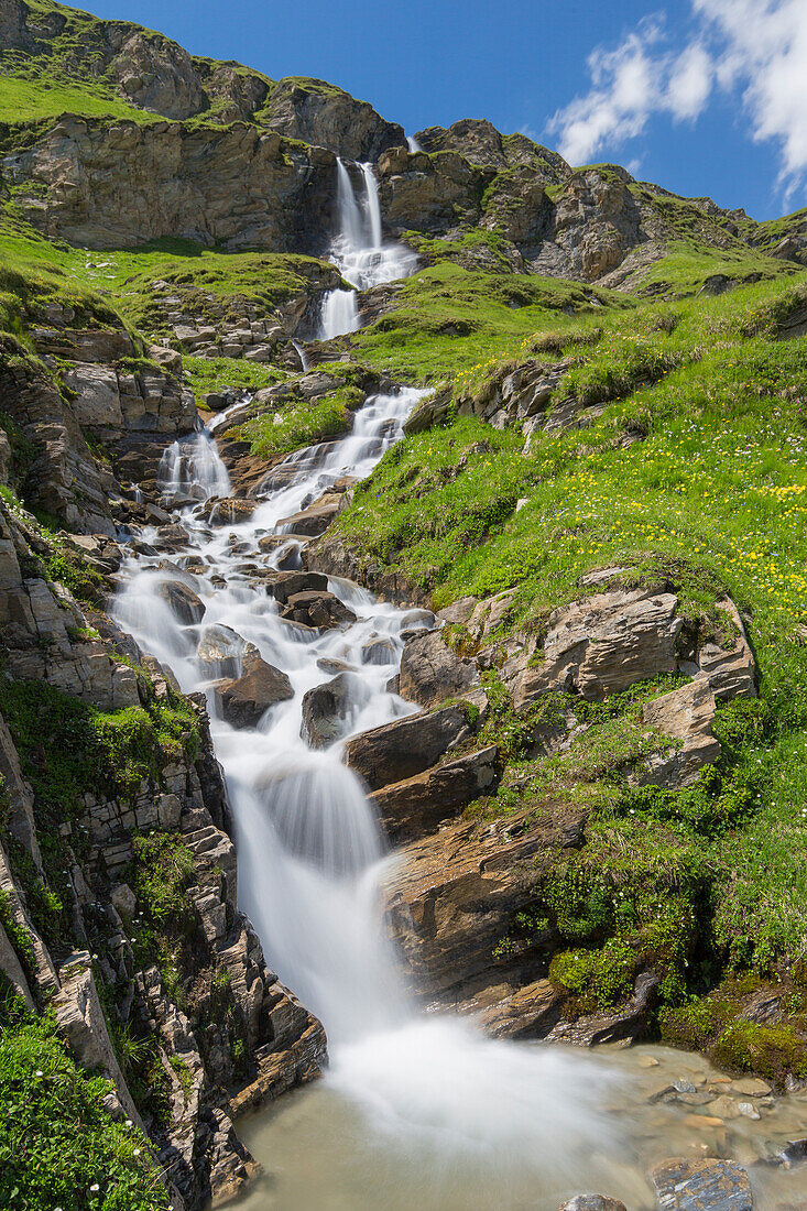  Nassfeld Waterfall, Hohe Tauern National Park, Carinthia, Austria 