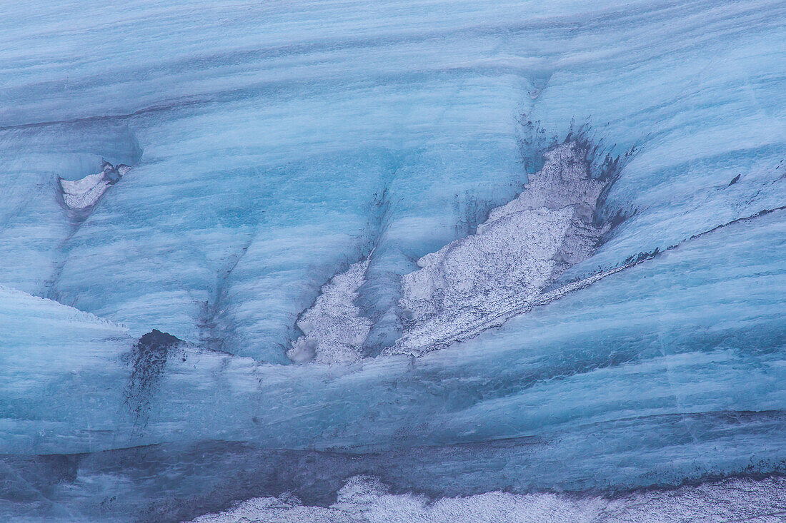  Ice formation from the Myrdalsjoekull glacier at the Katla volcano, Iceland 