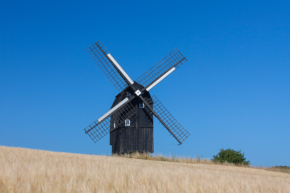  Skabersjoe Mill, old windmill, Skåne County, Sweden 