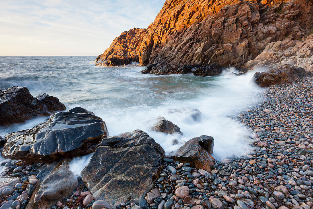 Klippen, Visitgrotta, Kullaberg, Provinz Schonen, Schweden