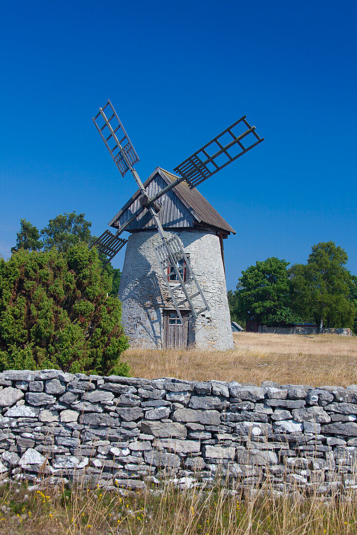 Windmühle, Insel Gotland, Schweden