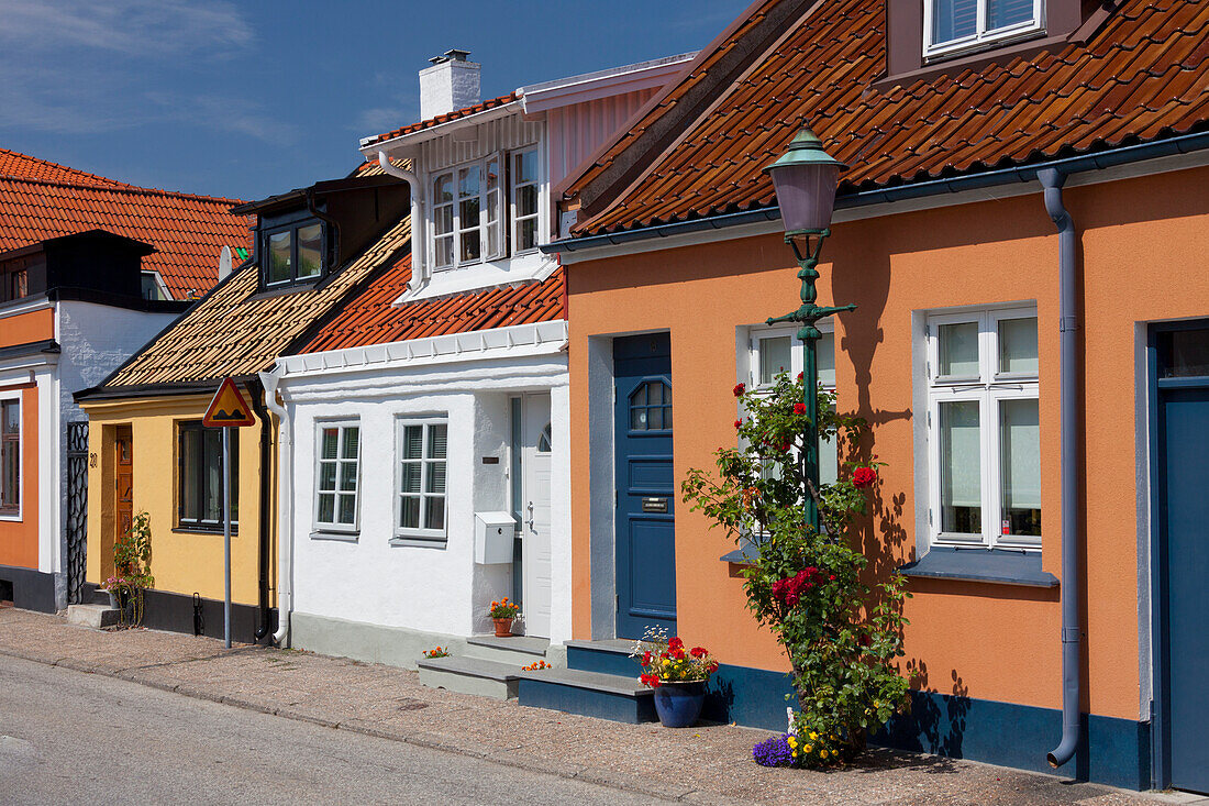  Historic houses, Ystad, Skane, Sweden 