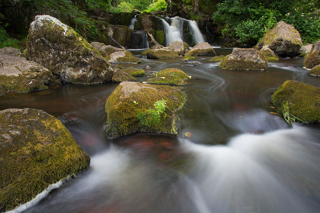  Hallamoella waterfall, upper waterfall, Skåne county, Sweden 