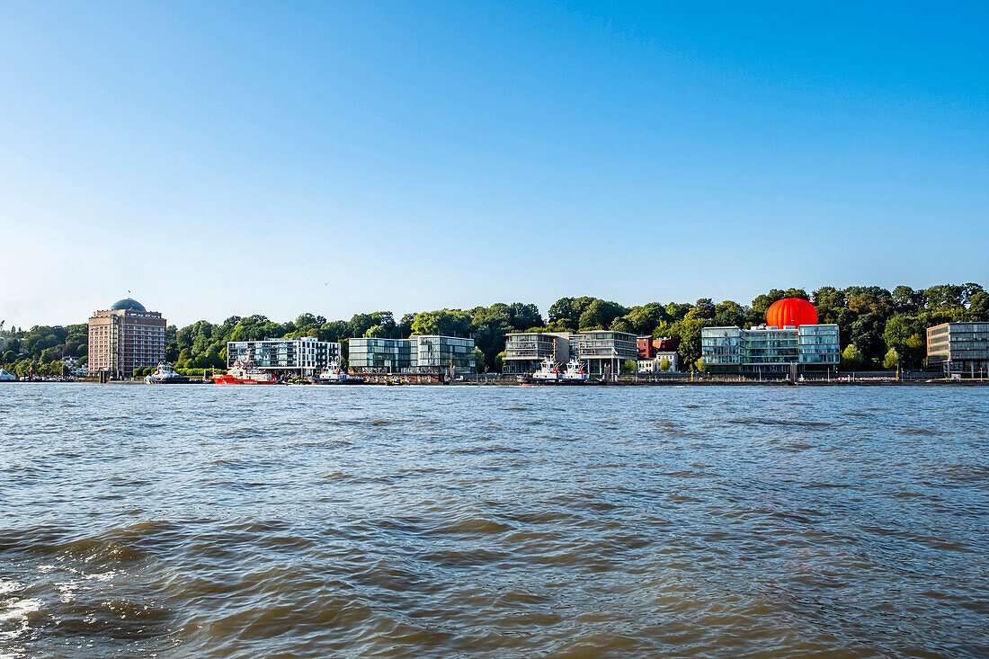  Offices and apartments in Neumühlen, Elbe, Port of Hamburg, Hamburg, Northern Germany, Germany 