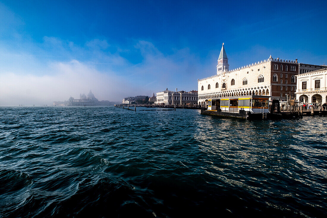  Grand Canal with view of St. Mark&#39;s Square, Venice, Veneto, Italy 