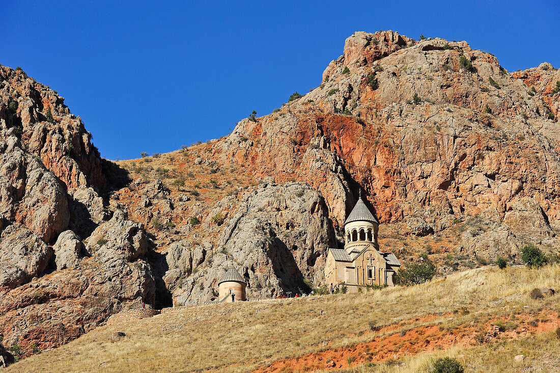  Noravank-Kloster in den Schluchten des Amaghu-Flusses, in der Nähe von Jeghegnadsor, Armenien, Eurasien 