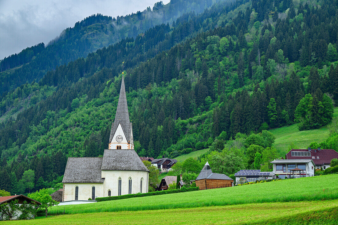 Kirche Maria Schnee, Matzelsdorf, Via paradiso, Millstätter See, Nockberge, Niedere Tauern, Kärnten, Österreich