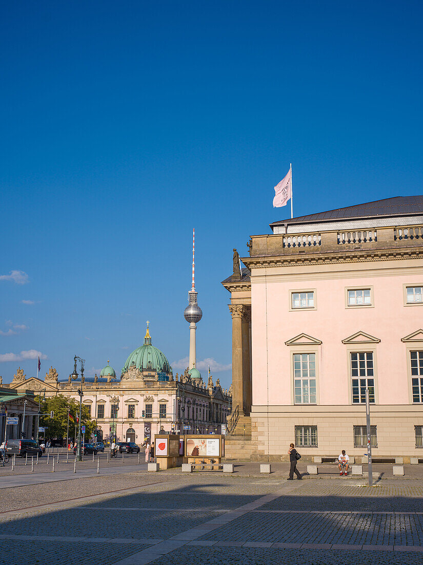  State Opera Unter den Linden and German Historical Museum, Unter den Linden, Berlin-Mitte, East Berlin, Berlin, Germany, Europe 