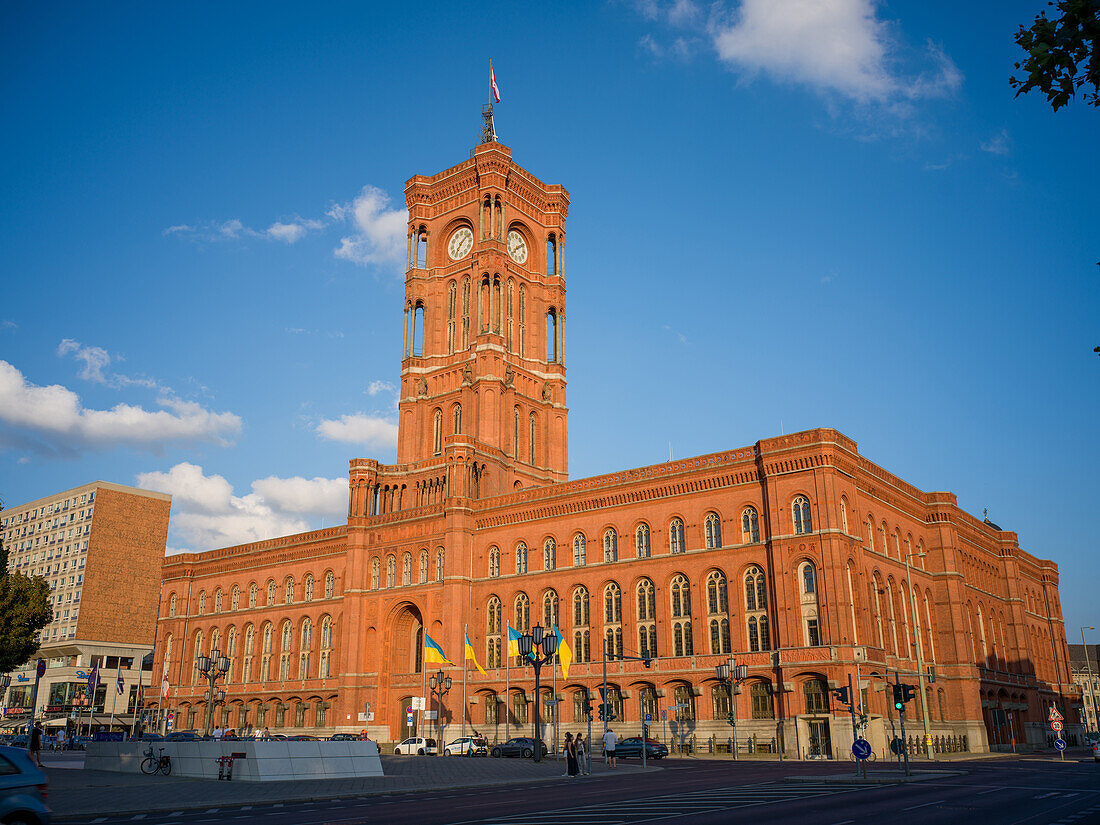  Red Town Hall, Alexanderplatz, Berlin-Mitte, East Berlin, Berlin, Germany, Europe 