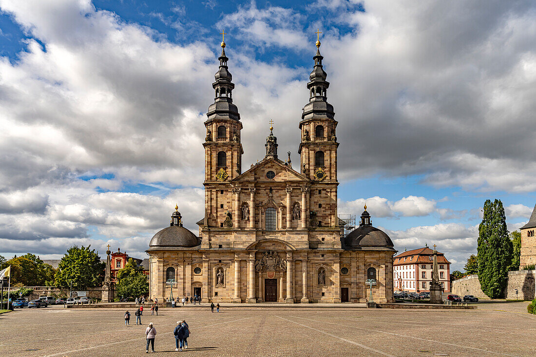  The Fulda Cathedral of St. Salvator, Fulda, Hesse, Germany 