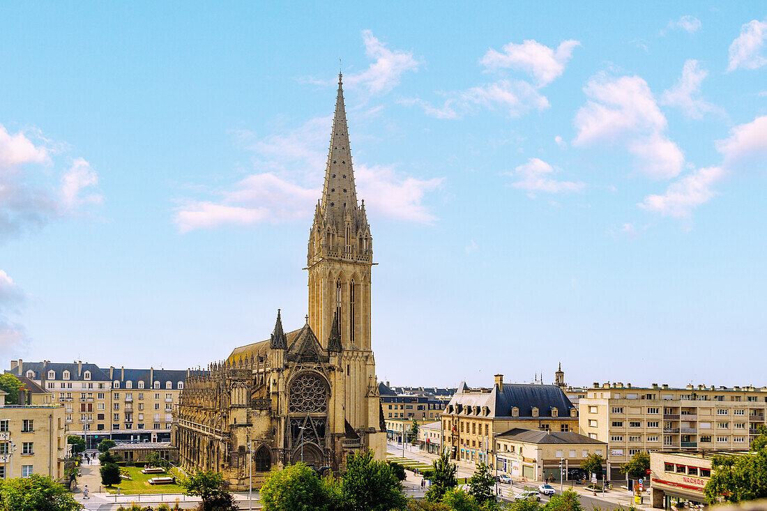  Church Église Saint-Pierre in Caen in the Calvados department in the Normandy region of France 