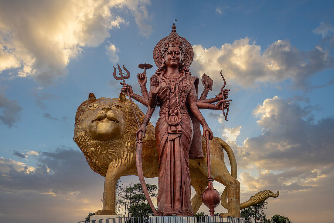  Grand Bassin, Lord Shiva, Statue of Hindu Faith Hindu Temple, Mauritius 