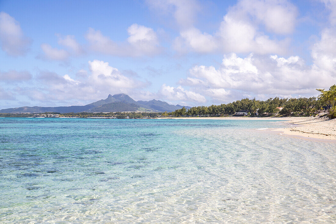  Pointe Quatre Cocos, beach at sunrise near Trou d&#39;Eau Douce in eastern Mauritius, Africa 