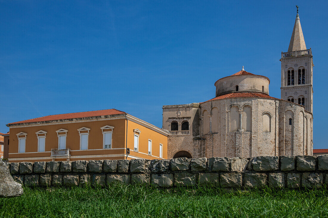 Zadar, römisch-katholische Kirche des Heiligen Donatus aus byzantinischer Zeit, Dalmatien, Adria, Kroatien, Mittelmeer