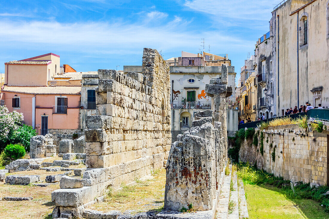  Temple of Apollo in Syracuse, Sicily, Italy 