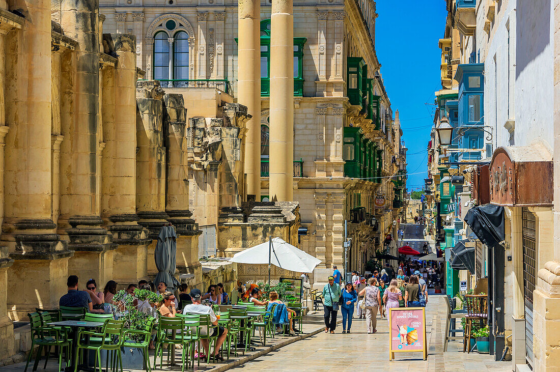  The city center of Valletta in Malta 