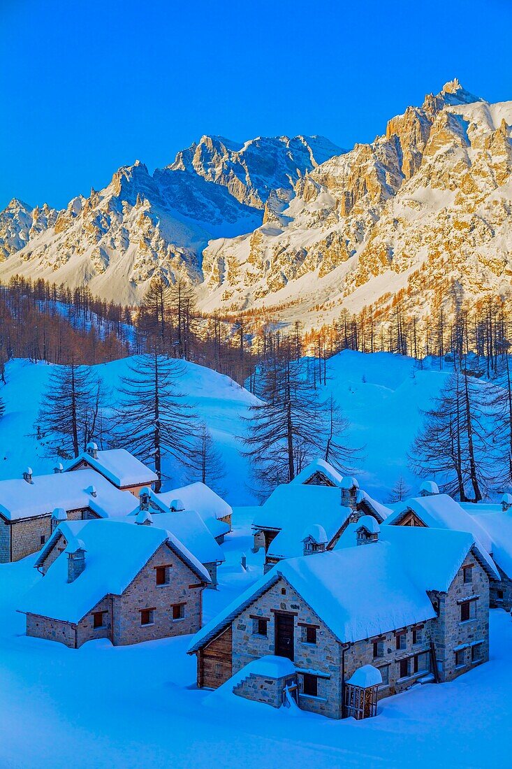 Dorf Crampiolo Val d'Ossola, Piemont, Italien