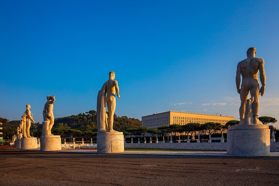 Stadio dei marmi, Foro italico, Roma, Lazio, Italy