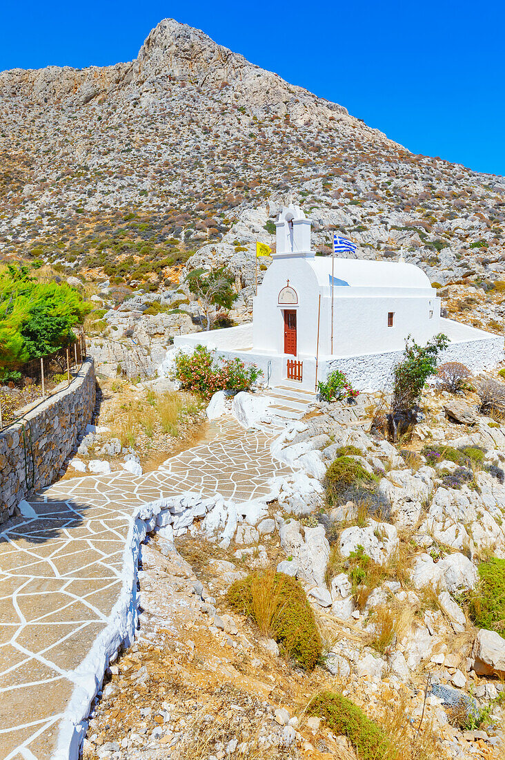  Orthodoxe Kapelle, Insel Folegandros, Kykladen, Griechenland 