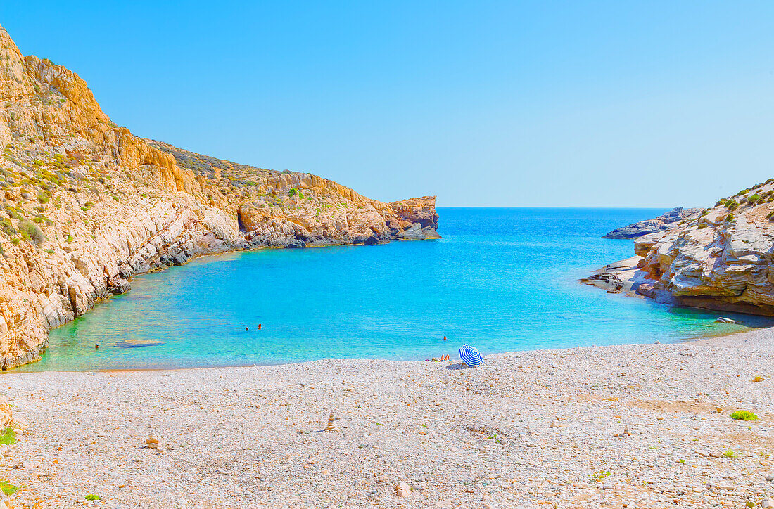 Livadaki beach, Folegandros Island, Cyclades Islands, Greece