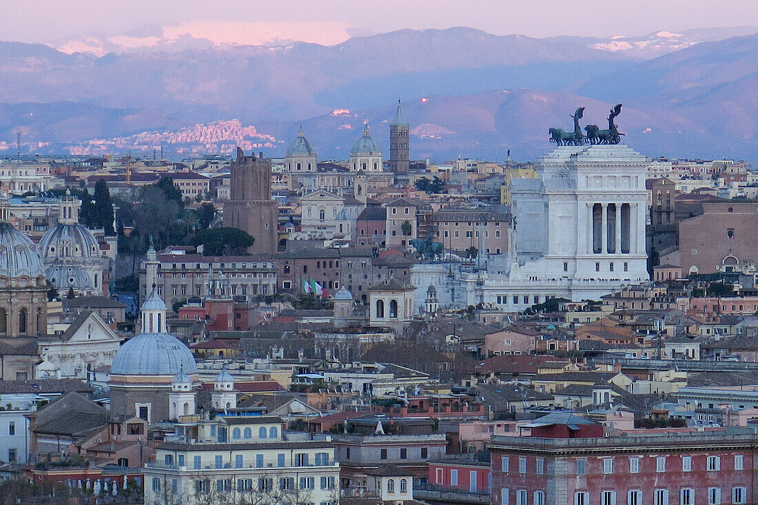 Blick auf  Rom, Italien