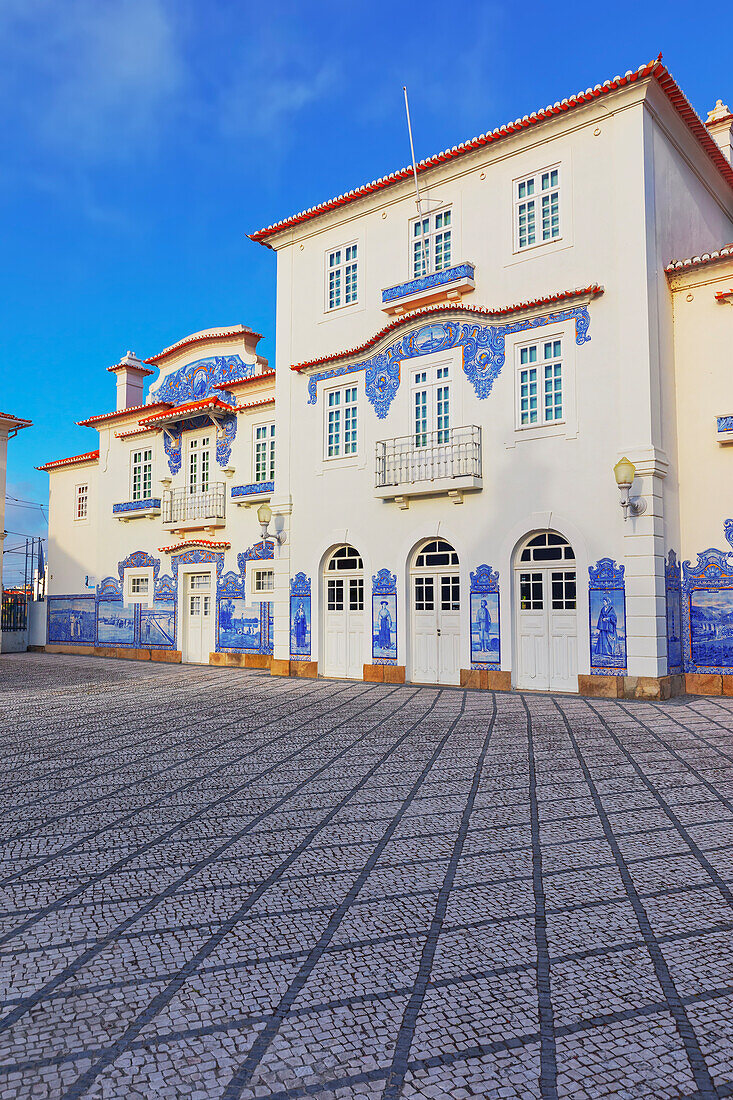 Aveiro old railways station building, Aveiro, Portugal