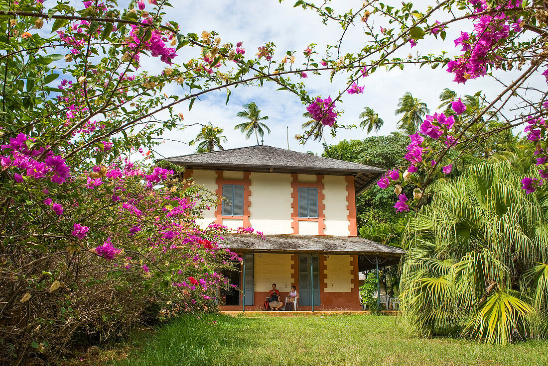 former house of the penal colony director,Ile Royale,Iles du Salut (Islands of Salvation),French Guiana,overseas department and region of France,Atlantic coast of South America